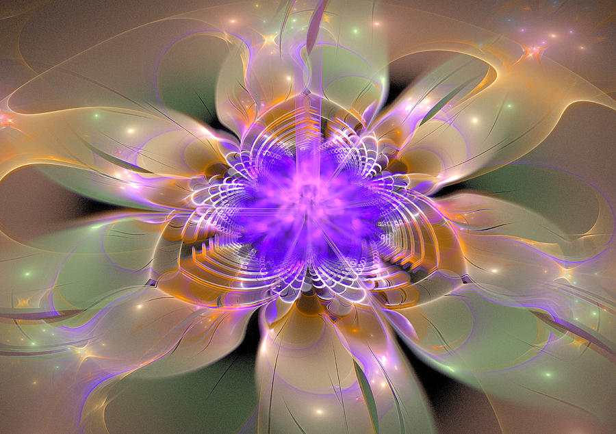 Fractal Flower Digital Art