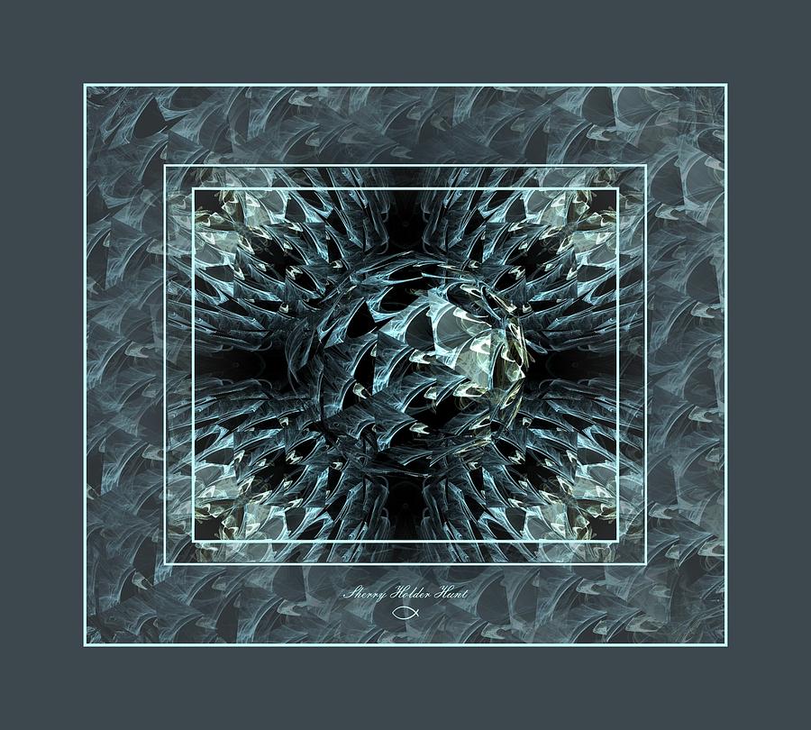 Abstract Digital Art - Fractal Fragmented by Sherry Holder Hunt