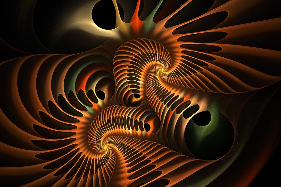 Fractal Spirochete Digital Art by Doug Morgan