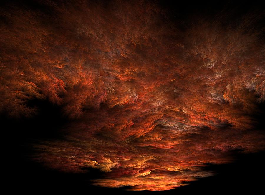 Fractal Sunset Digital Art by Lyle Hatch