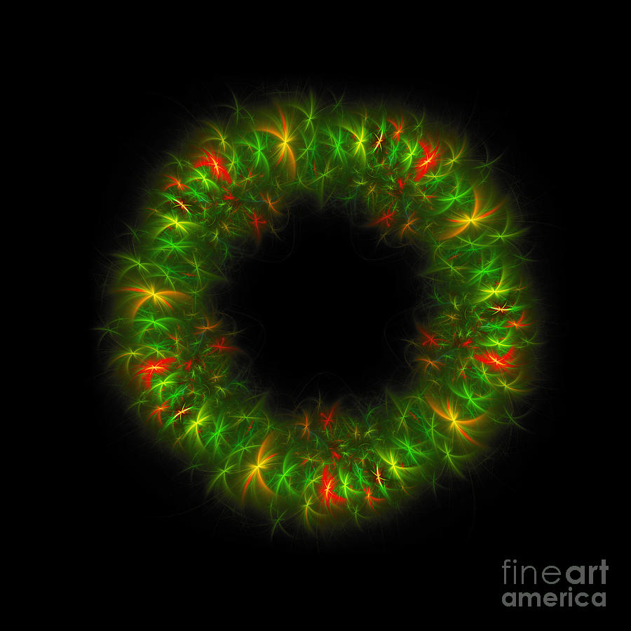 Fractal Wreath Photograph by Sari ONeal