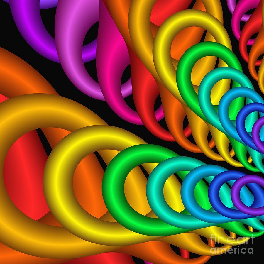 Fractalized Colors -5- Digital Art by Issabild - - Fine Art America