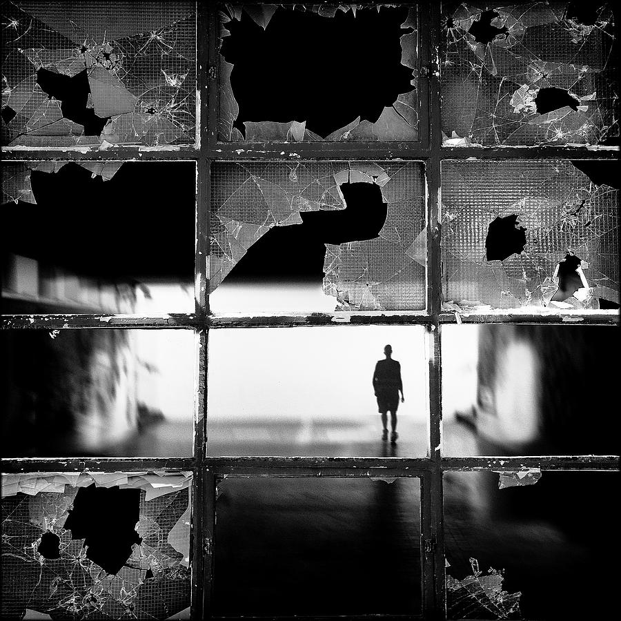 Black And White Photograph - Fractures by Darko Cuder