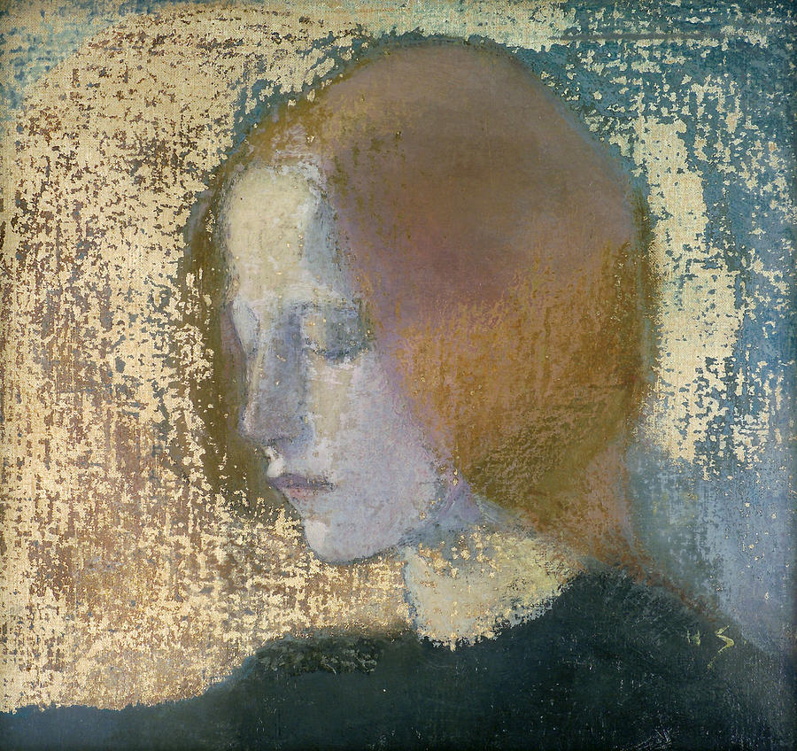 Fragment Painting by Helene Schjerfbeck