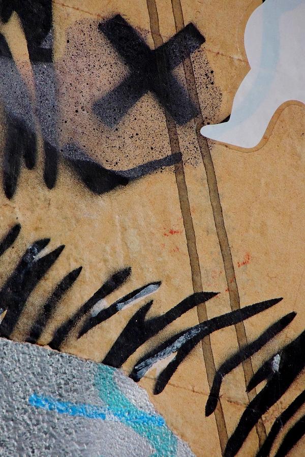 Fragmented Graffiti 1 Photograph by Denise Clark
