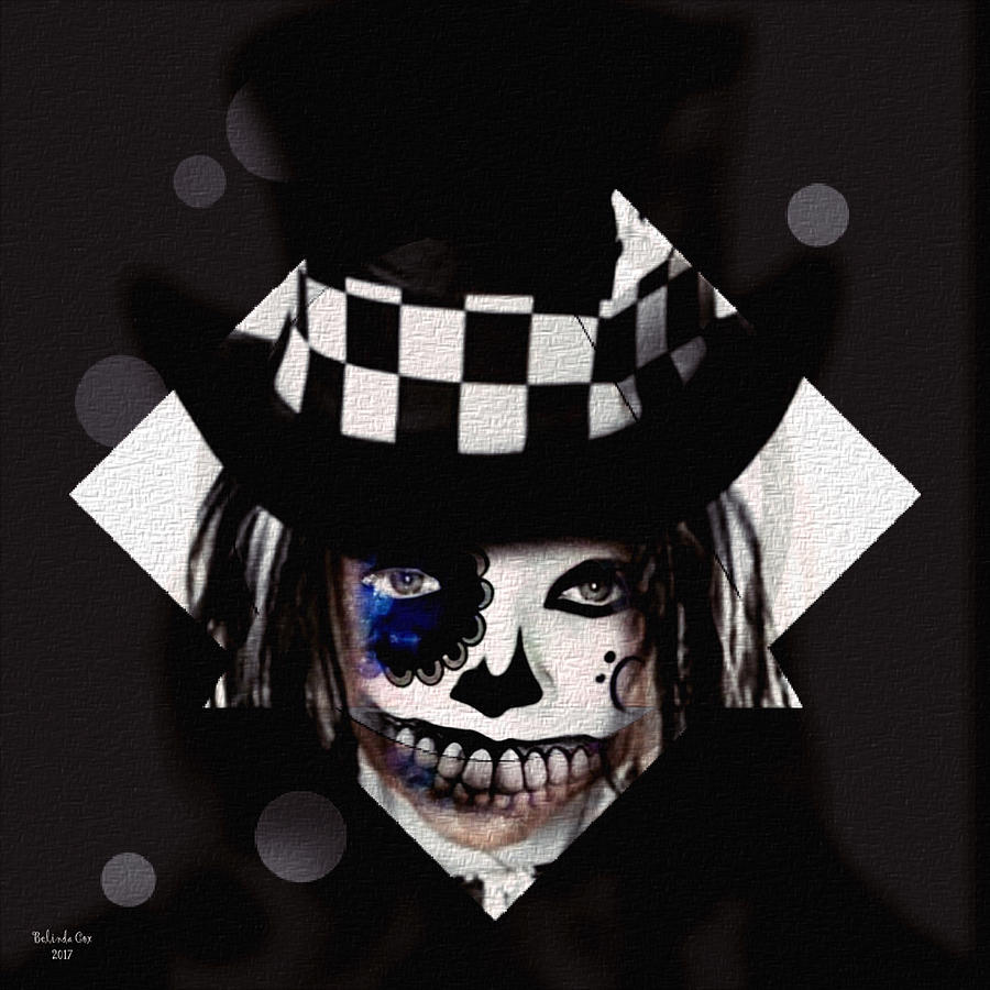 Framed Joker Digital Art by Artful Oasis