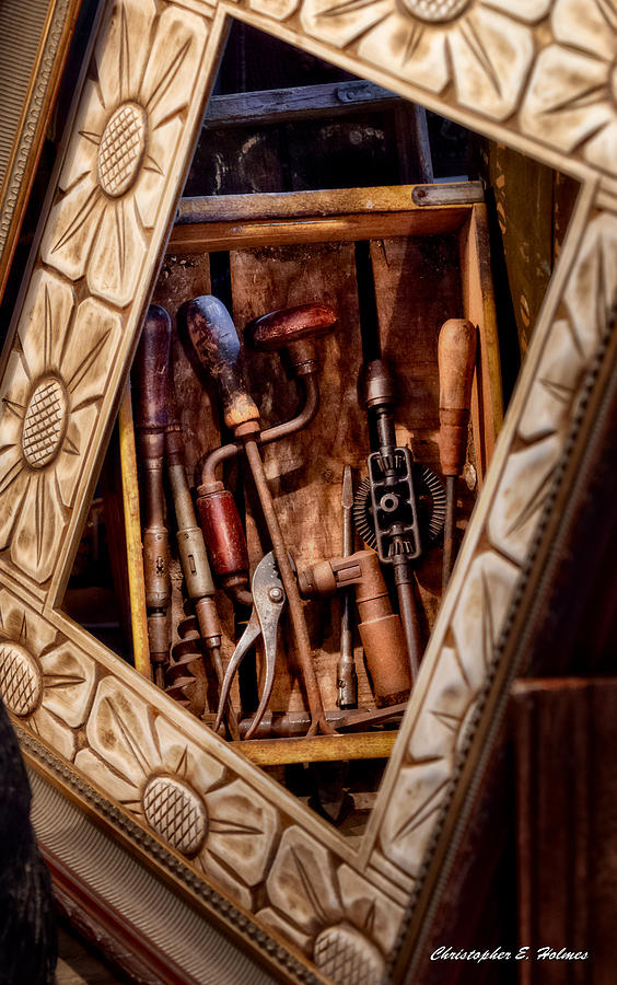 Framed Tools Photograph by Christopher Holmes