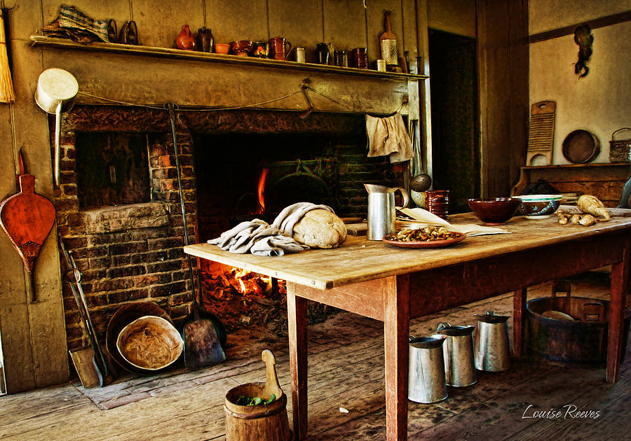 Farmhouse Kitchen Photograph by Louise Reeves