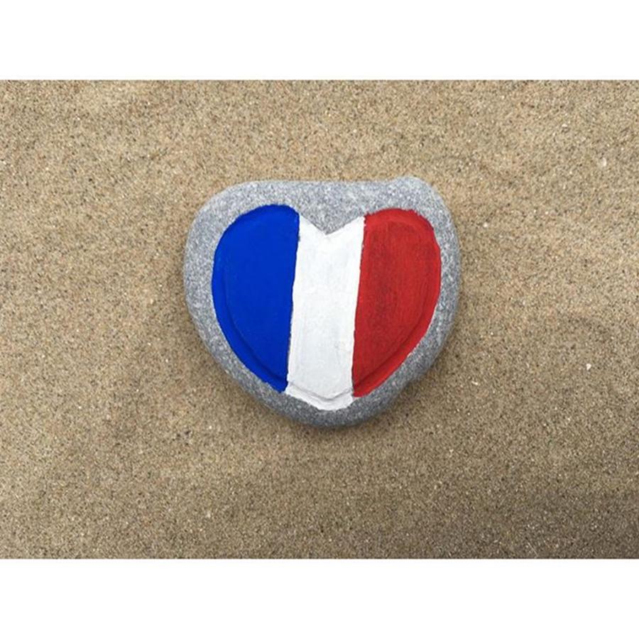 Flag Photograph - France In My Heart - The Picture Of by Adriano La Naia