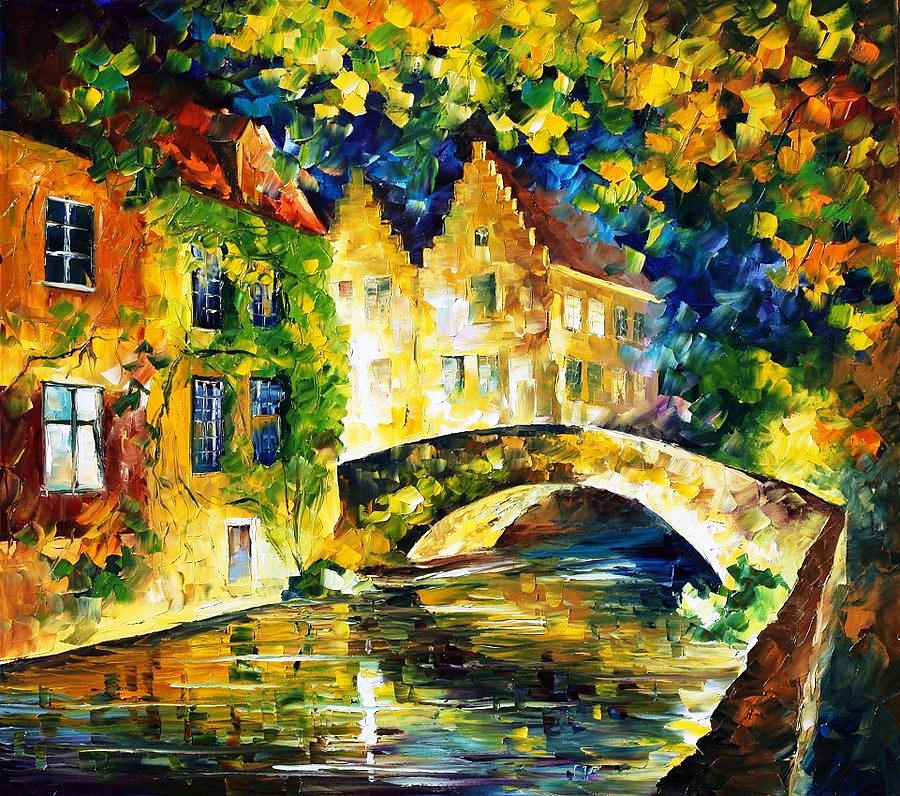 France - Palette Knife Oil Painting On Canvas By Leonid Afremov ...