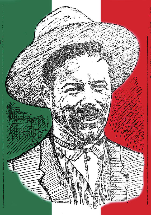 Francisco Pancho Villa Digital Art by Richard Reeve