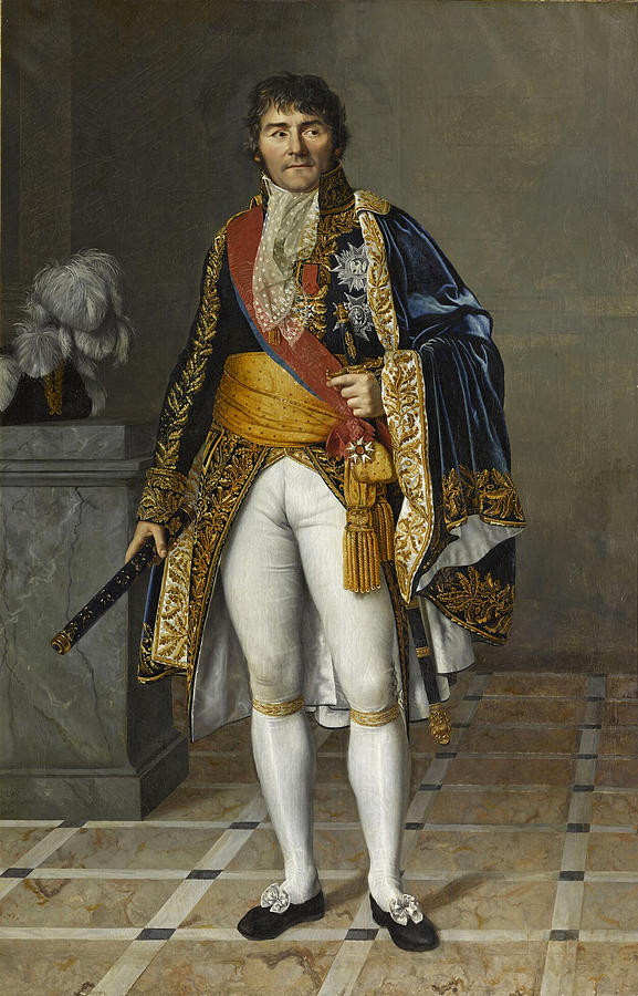 Francois-Joseph Lefebvre Duke of Dantzig Marshal of France   Painting by Cesarine Davin-Mirvault