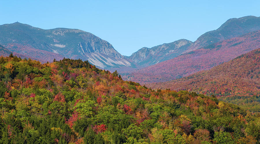 Franconia Notch Autumn Photograph by White Mountain Images