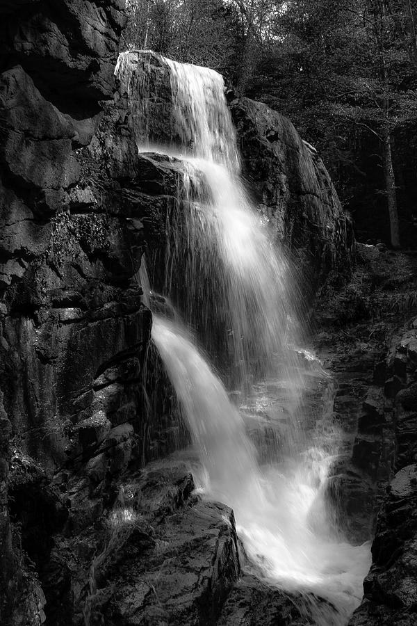 Franconia Notch Waterfall Photograph by Jason Moynihan