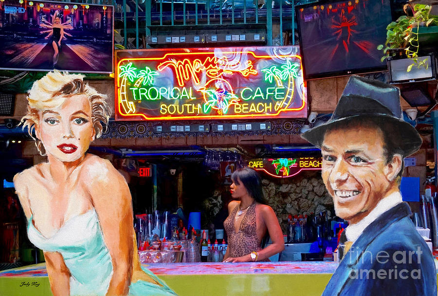 Frank and Marilyn Painting by Judy Kay