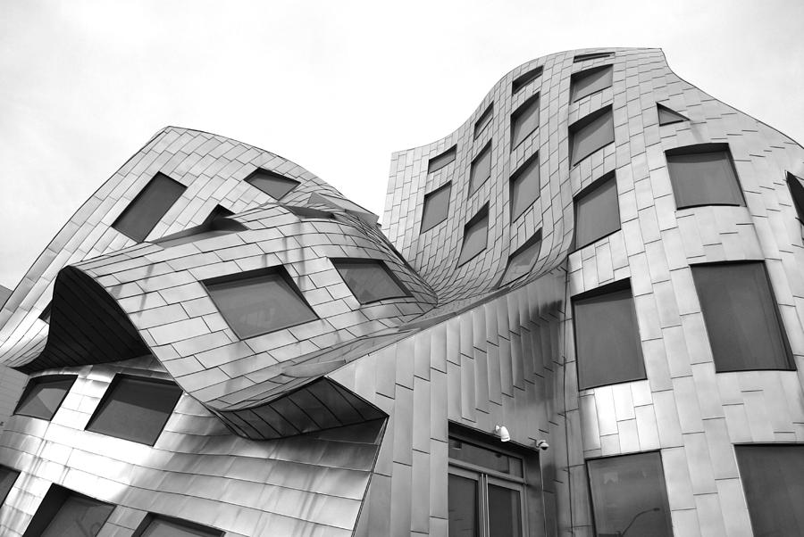 City Photograph - Frank Gehrys Lou Ruvo Center Black and White by Matt Quest
