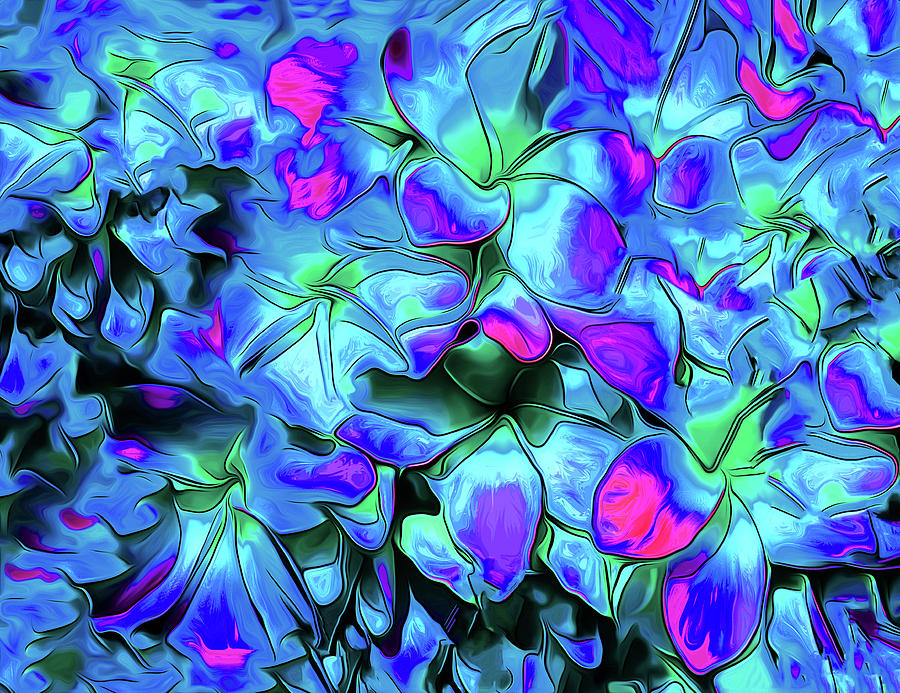 Frank INSPIRED Blue Digital Art by Margaret Meg Murray - Fine Art America