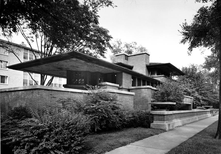 Architecture Photograph - Frank Lloyd Wright Used Structural by Everett