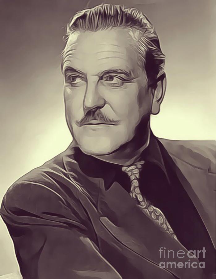 Hollywood Digital Art - Frank Morgan, Vintage Actor by Esoterica Art Agency
