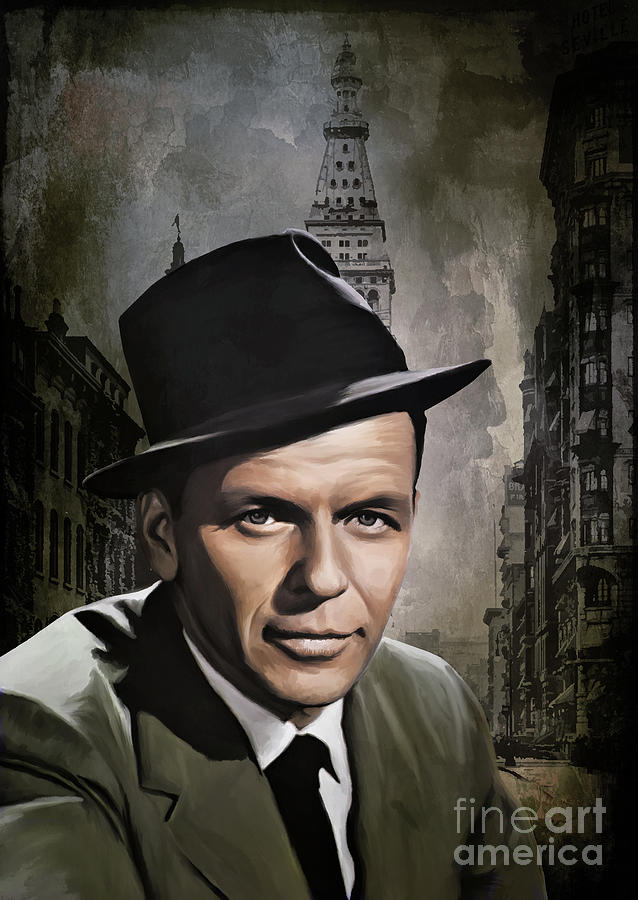  Frank Sinatra Painting by Andrzej Szczerski