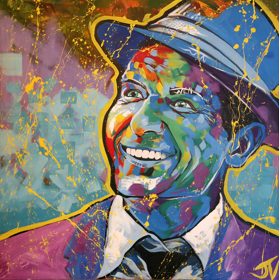 Hollywood Painting - Frank Sinatra by Jay V Art