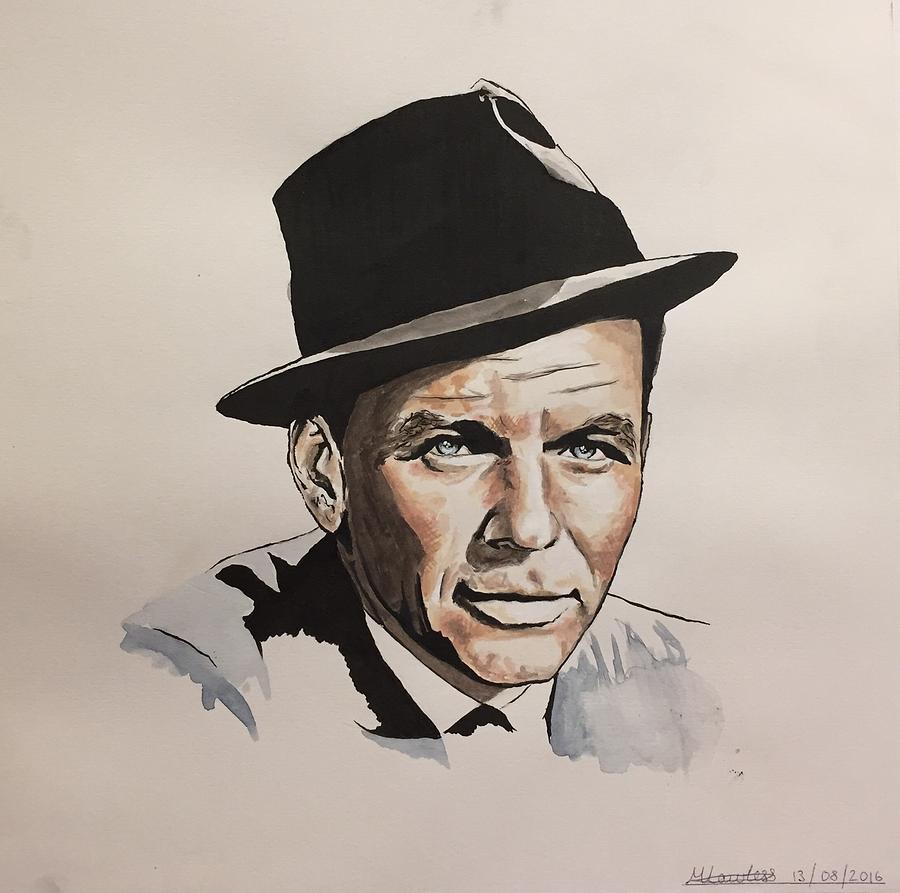 Frank Sinatra Painting - Frank Sinatra by Megan Lawless.