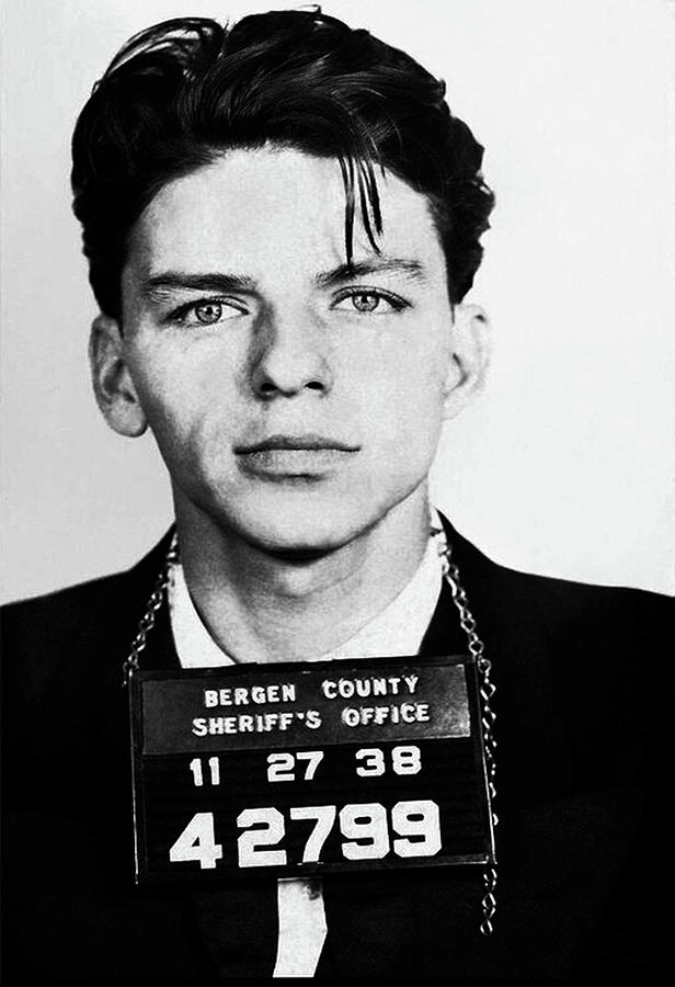 Frank Sinatra Photograph - Frank Sinatra Mugshot by Doc Braham