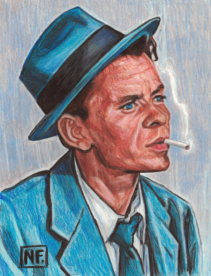 Frank Sinatra Drawing by Neil Feigeles Fine Art America