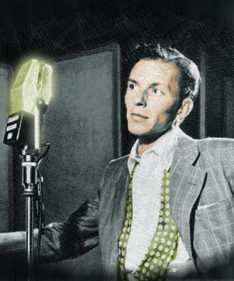 Frank Sinatra Painting by Tony Rubino