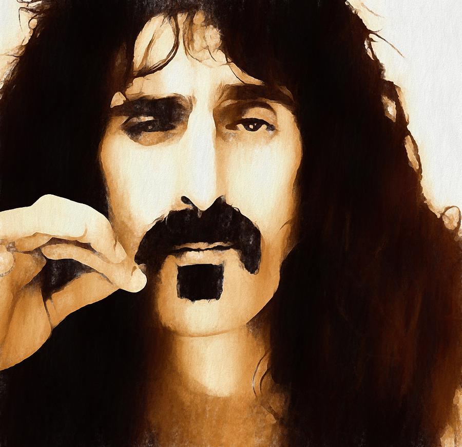 Frank Zappa Painting by Dan Sproul