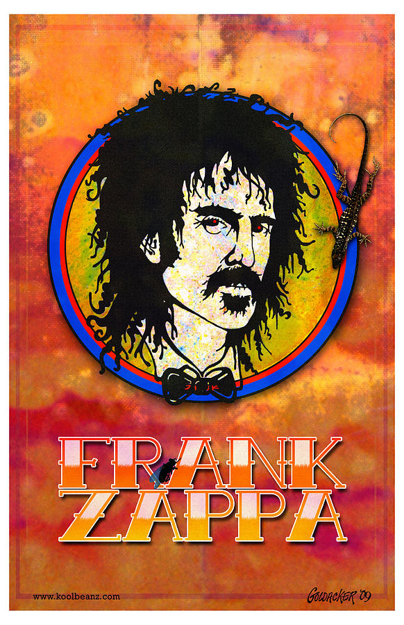 Frank Zappa Digital Art by John Goldacker