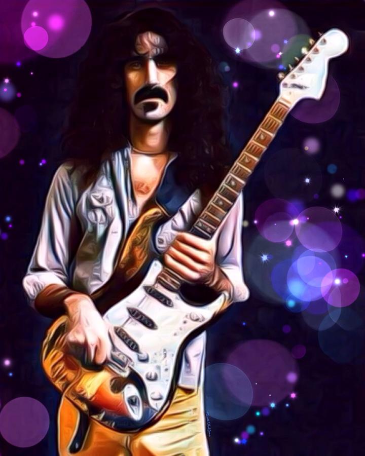 Frank Zappa Digital Art by Scott Wallace