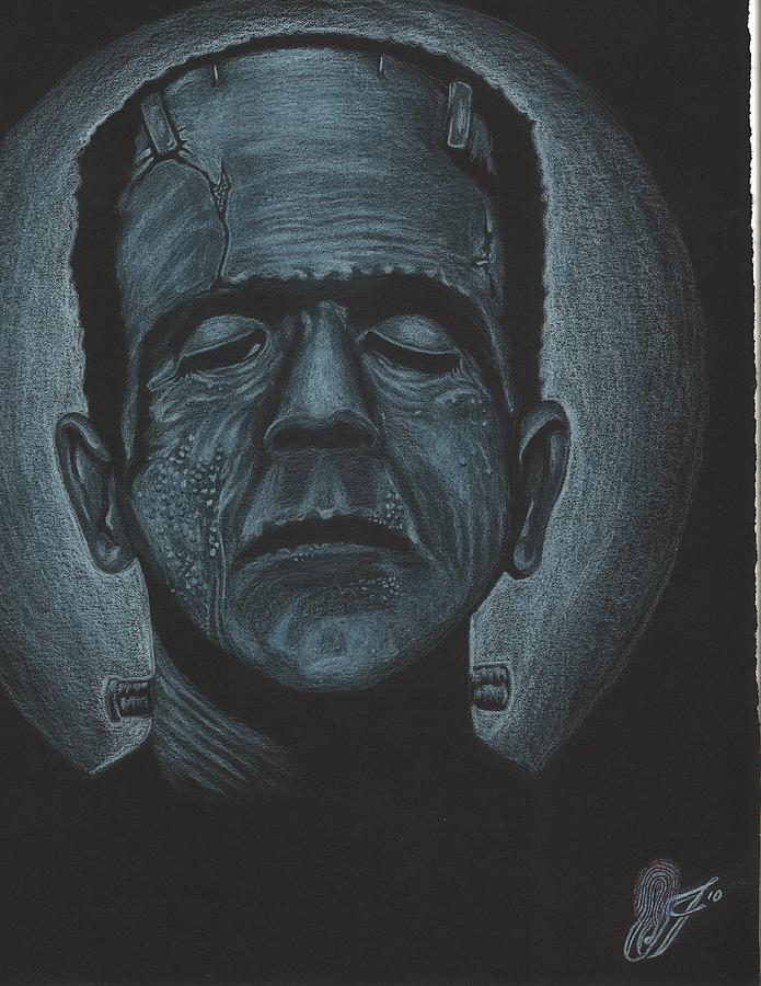 Frankenstein Drawing - Frankenstein by Joshua Abshier