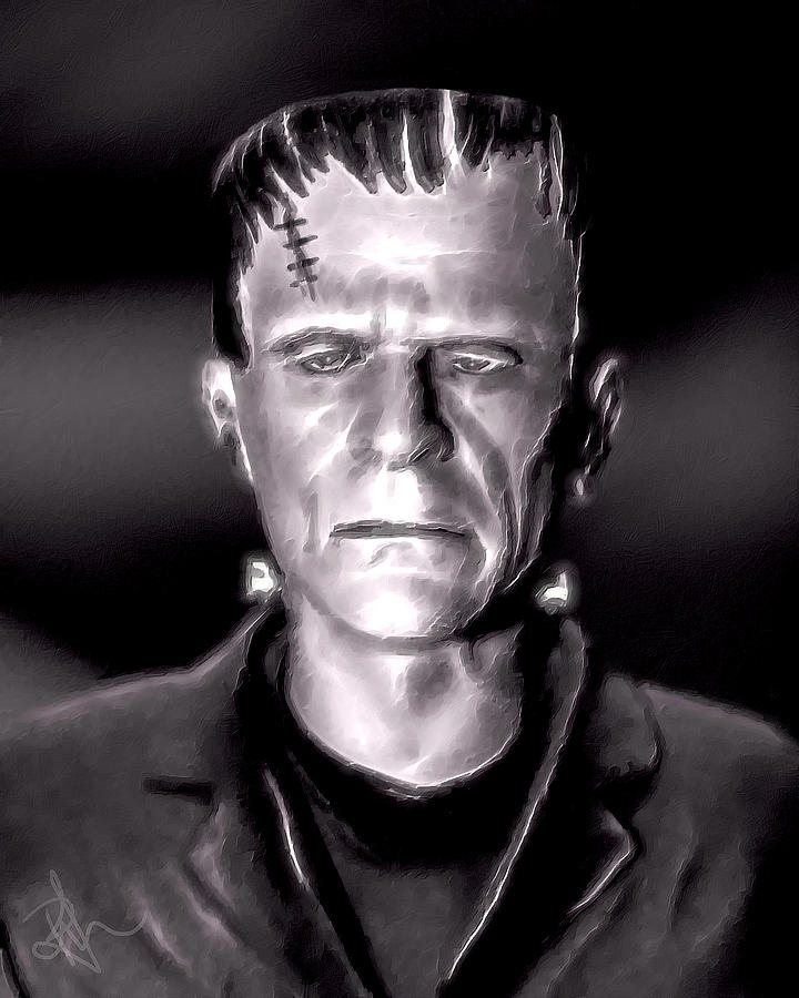 Frankenstein Digital Art by Pennie McCracken