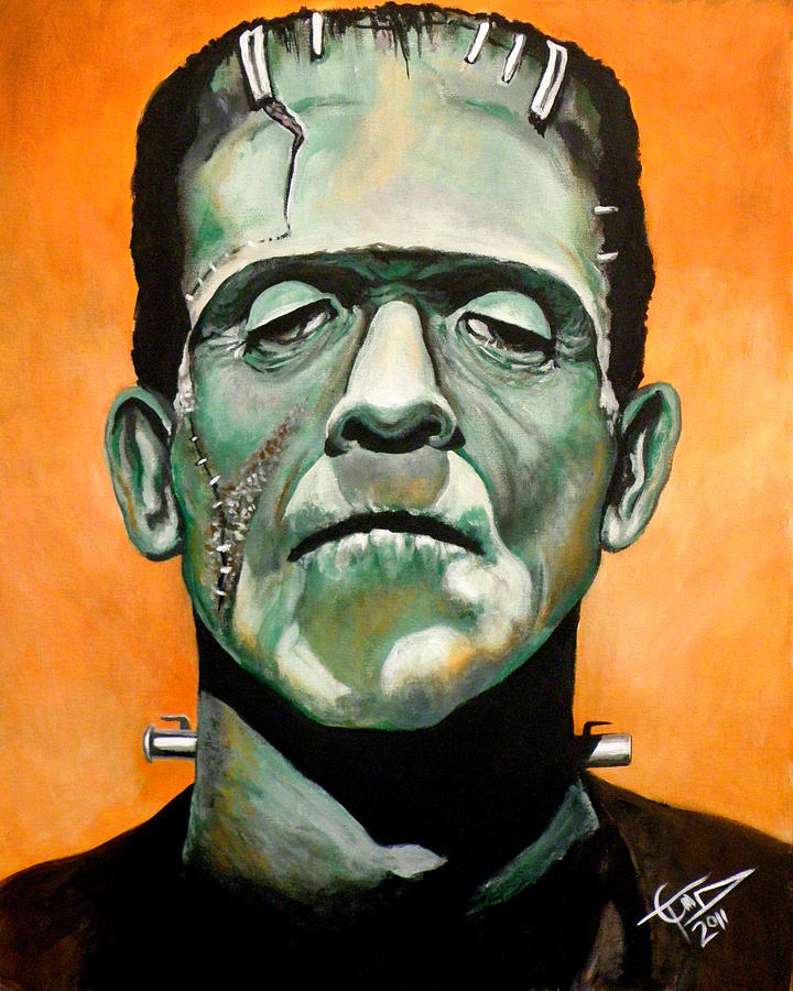 famous frankenstein art