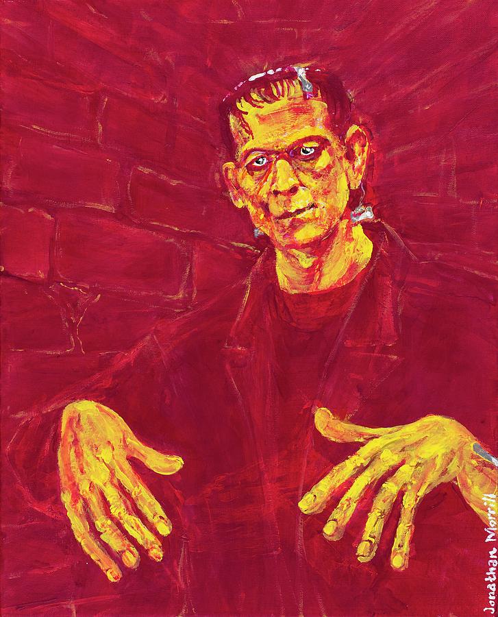 Frankensteins Monster 1931 Painting by Jonathan Morrill