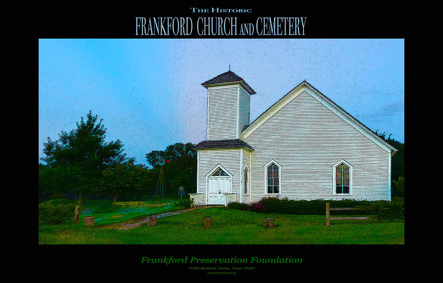 Frankford Church - Summer Morn - Poster Photograph by Robert J Sadler