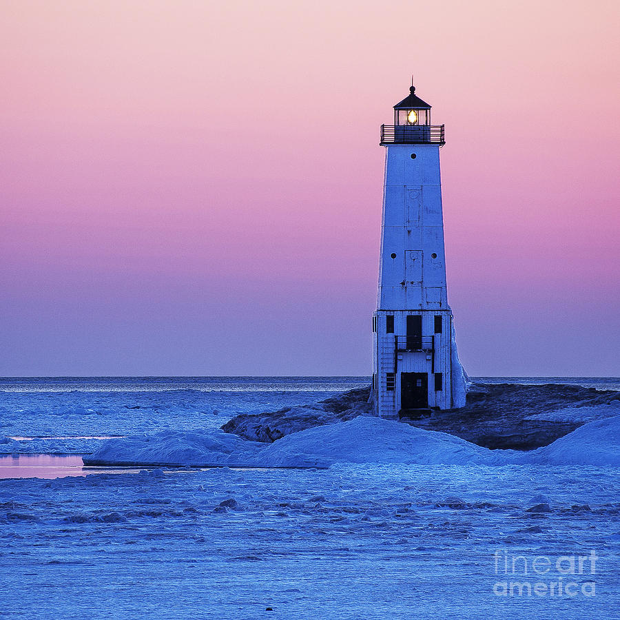 Frankfort Light in Winter Photograph by Twenty Two North Photography ...