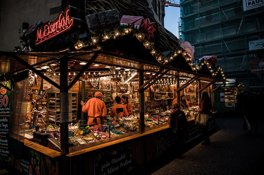 Frankfurt Food Market Photograph by Bill Howard