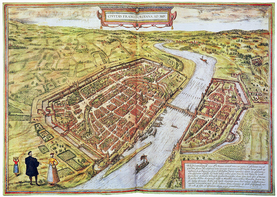 Frankfurt, Germany, 1572 Photograph by Granger