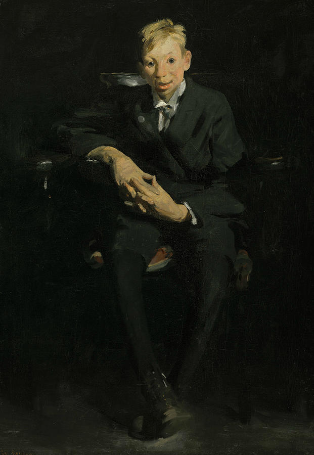 Frankie, the Organ Boy Painting by George Bellows