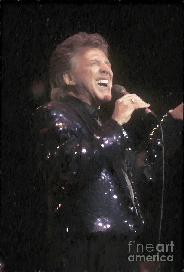 Musician Painting - Frankie Valli Painting by Concert Photos