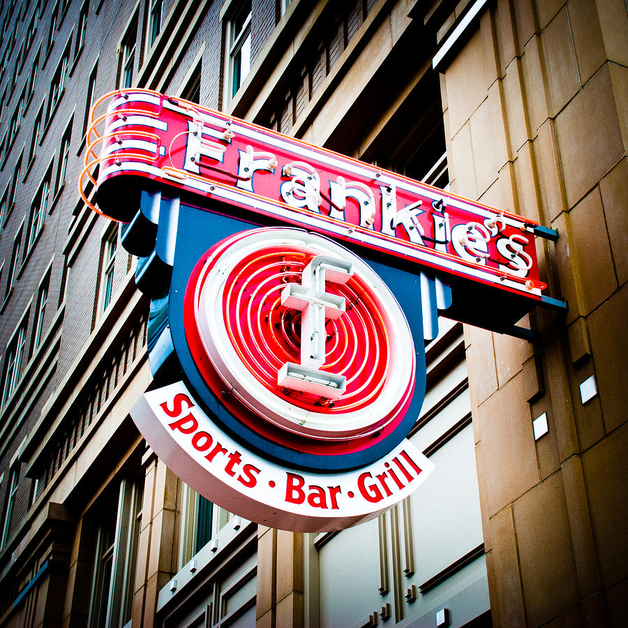 Fort Worth Photograph - Frankies Sports Bar and Grill by David Waldo