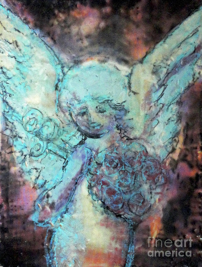 Franklin Angel Painting by Amy Stielstra