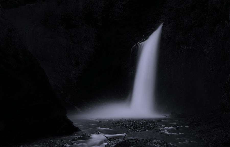 Franklin Falls Black and White 2 Photograph by Pelo Blanco Photo