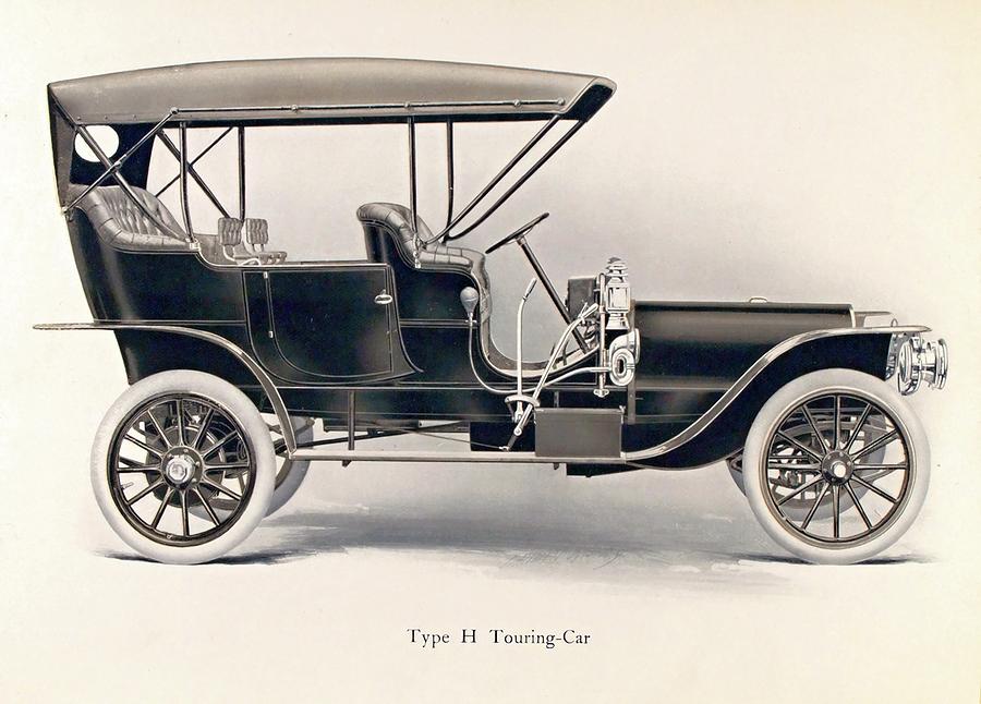 Franklin Type H Touring-car, 1908 Photograph by Vincent Monozlay