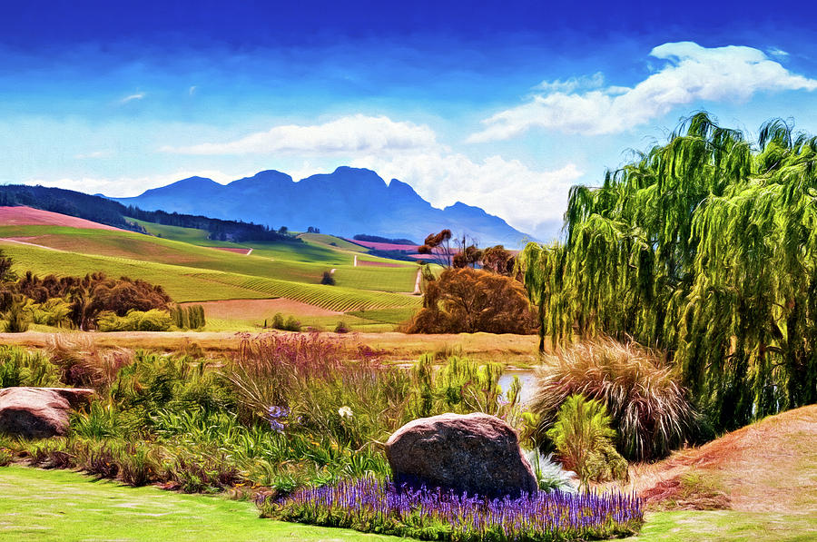 Franschhoek Winery Photograph by Maria Coulson