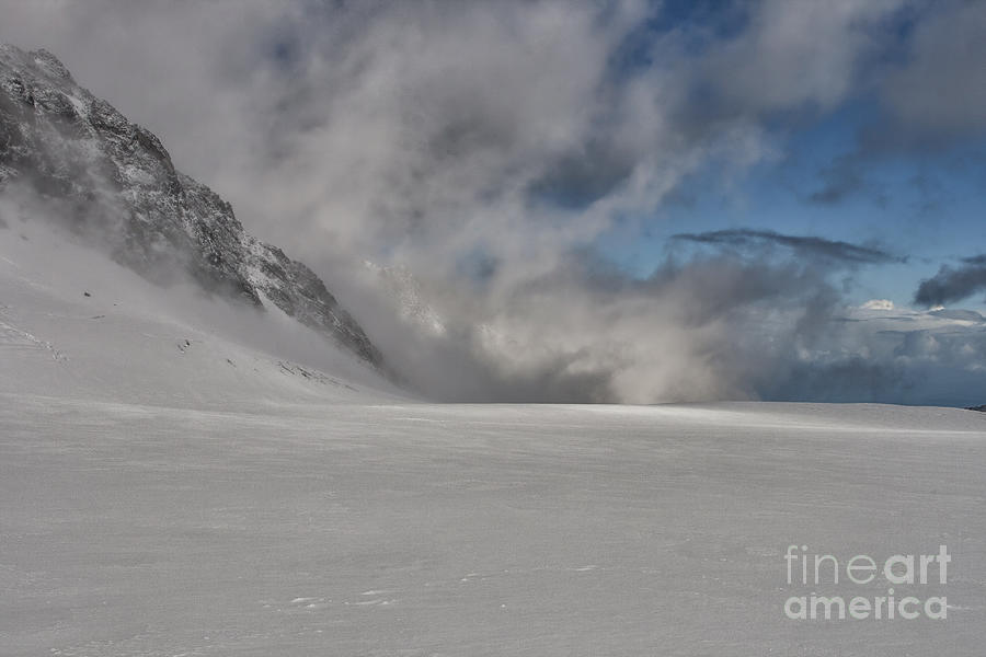 Franz Josph Glacier on top Photograph by Patricia Hofmeester