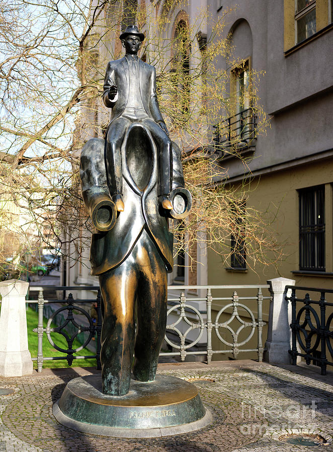 Franz Kafka Statue Prague Photograph by John Rizzuto