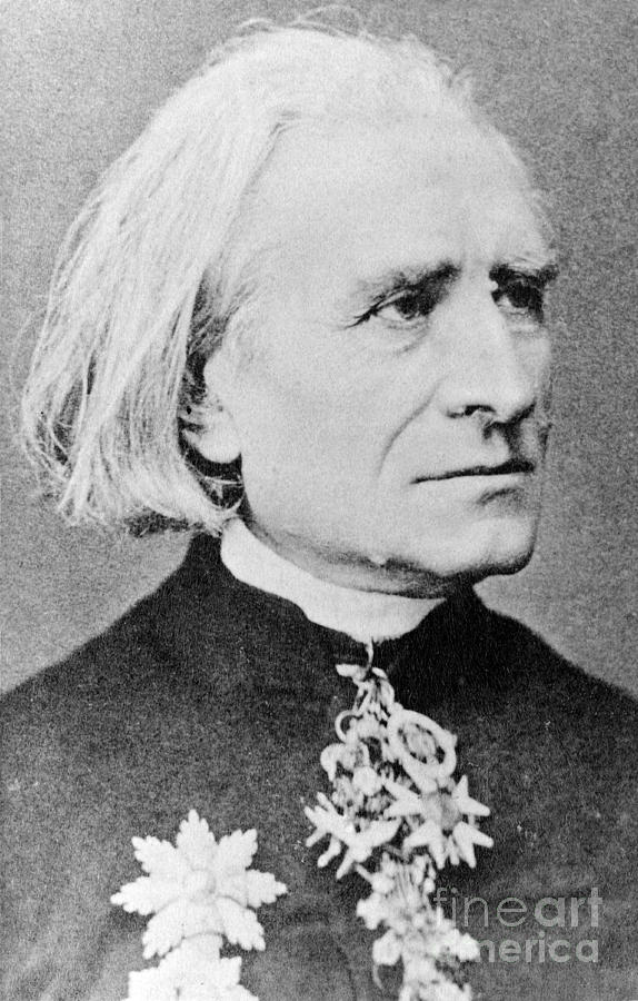 Franz Liszt, Hungarian Composer Photograph by Science Source